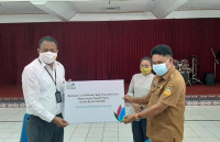 DPPAD Papua Terima Bantuan 12.250 Masker 
